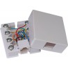Gniazdo komputerowe RJ45, 8p8c, kwadrat
