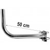 Uchwyt antenowy czołowy 50 cm+cybanty