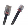 Przewód telefoniczny redukcja RJ45-RJ11 3m czarny
