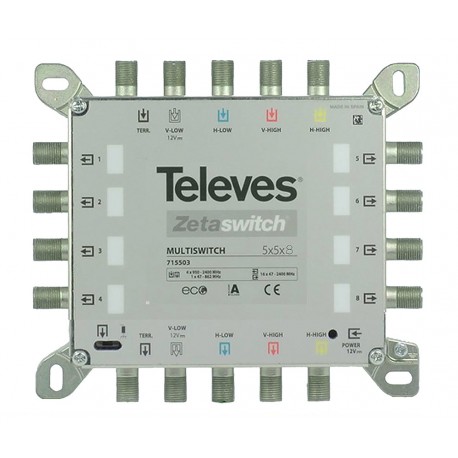 Multiswitch 5x5x8 Televes 715503